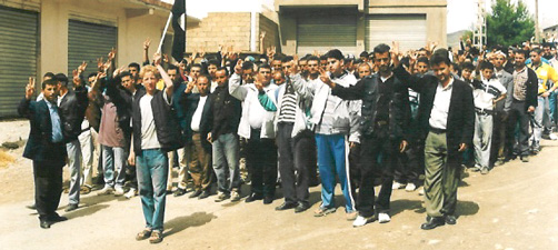 Hommage rendu par la population d´Aguemoune, lors du quarantième jour du décès de Dda yahya